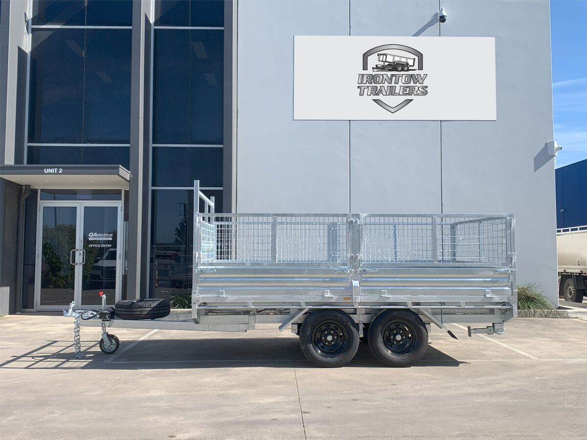 12x7 Flatbed Trailer Heavy Duty 3500KG ATM with Ramps