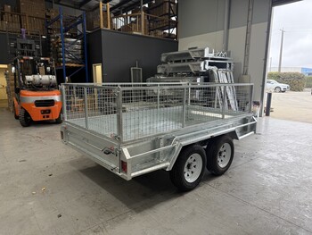 10x5 Tandem Trailer with 600mm Cage