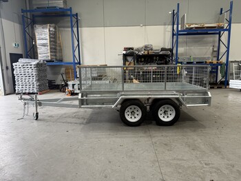 10x5 Tandem Trailer with 600mm Cage