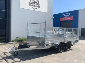 12x7 Flatbed Trailer Heavy Duty 3500KG ATM with Ramps