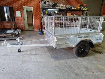 6x4 Box Trailer Single Axle 750kg ATM