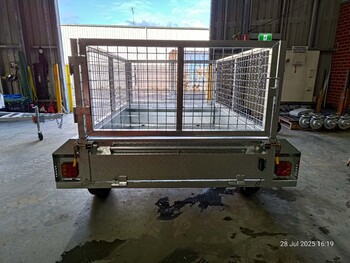 6x4 Box Trailer Single Axle 750kg ATM