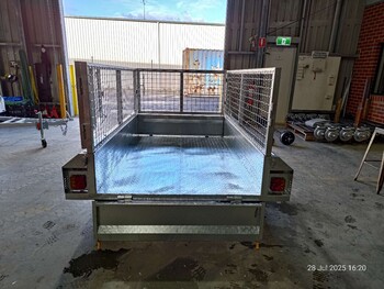 6x4 Box Trailer Single Axle 750kg ATM