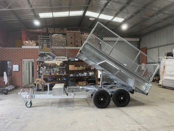 Heavy Duty 10x5 Box Hydraulic Tipper Trailer 3500kg