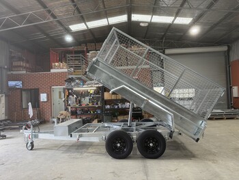 Heavy Duty 10x5 Box Hydraulic Tipper Trailer 3500kg