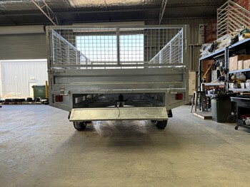 Heavy Duty 12x7 Flatbed Tipper Trailer 3500kg ATM